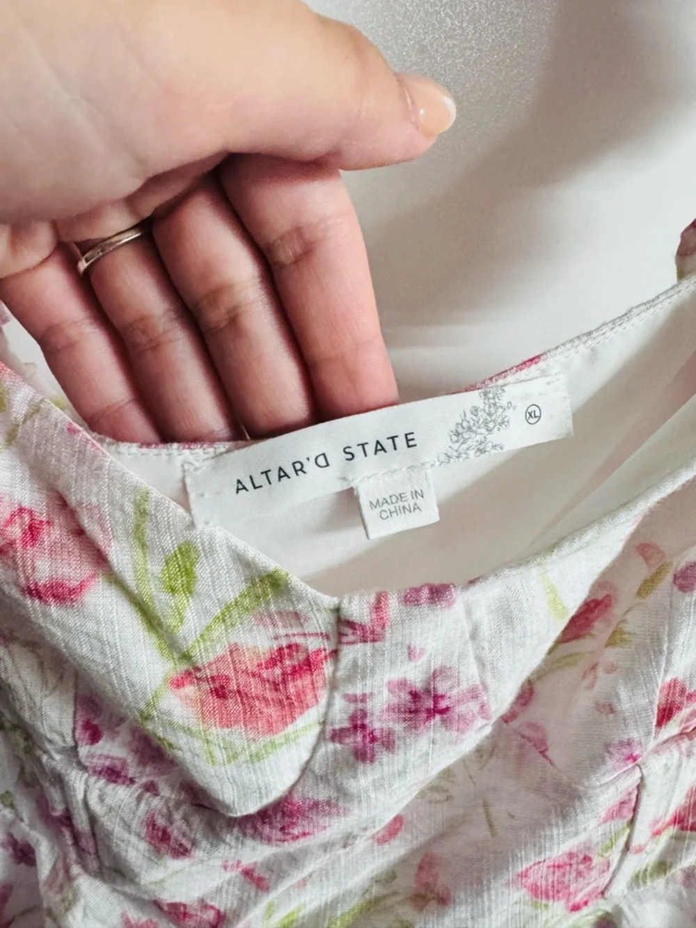 Altar’d State Floral Tiered Ruffle Sundress Size xl - Picture 3 of 4